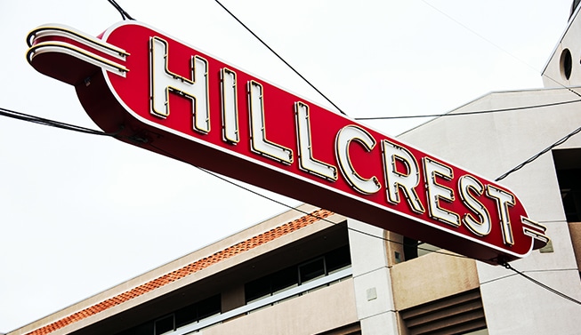 Hillcrest San Diego Sign